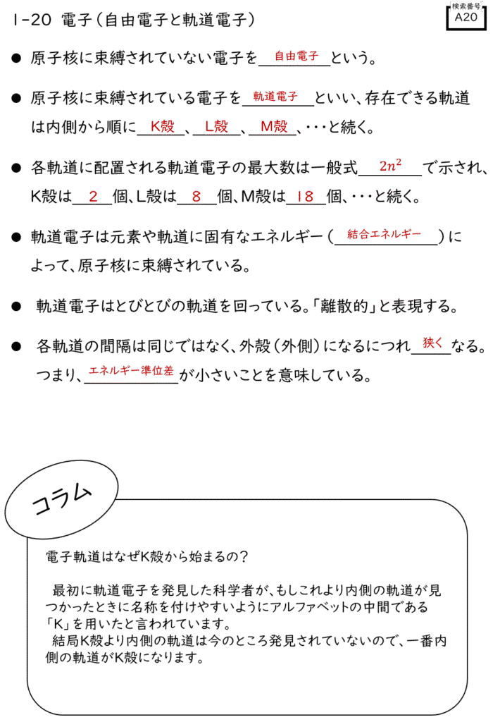 ワークブック　A20の解答例